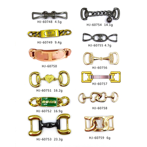HJ <span class=keywords><strong>IRun</strong></span> Logo personnalisé Boucle de chaussure Lacets Breloque de verrouillage Or Sneaker Accessoires avec strass Métal Accrocher <span class=keywords><strong>Chaussures</strong></span> Chaîne - Product Image 6