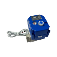 Vanne à boisseau sphérique électrique mini en acier inoxydable 304/316 certifiée NSF/CE, protection IP67, port NPT/BSP, tension personnalisée OEM pour CVC/eau