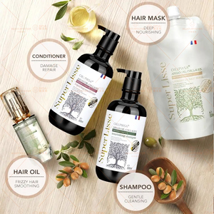Huati Sifuli SUPER LISSE 500ML OEM ODM Shampooing nourrissant à l'huile d'argan pour hôtel, ensemble de soins capillaires professionnels - Product Image 3