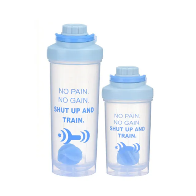 Protein Shaker Bottles Best Seller Portable 500ml 700ml Bpa Free Gym Sports Bicycle Plastic Protein Shaker Water Bottles With Mixing Ball