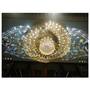 Moderna fabbrica fornitura ristorante lampadario altezza regolabile quadrato ovale lungo per <span class=keywords><strong>Hotel</strong></span> colorato luci a sospensione per interni - Product Image 3