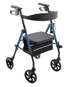 Rolator lipat Senior ergonomis, perlengkapan terapi rehabilitasi, rolator jalan tinggi ganda, sandaran kursi ergonomis - Product Image 4