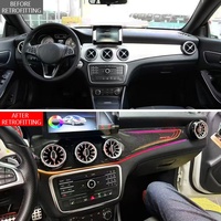 Kit d'éclairage d'ambiance intérieur pour console centrale, modification et amélioration de la voiture, 2014-2019, pour Benz CLA X156