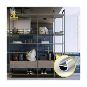 Profilés <span class=keywords><strong>en</strong></span> aluminium brossé pour armoires luxueuses utilisant 6063 6066 et des finitions enduites de poudre, améliorant l'élégance dans la chambre à coucher - Product Image 3