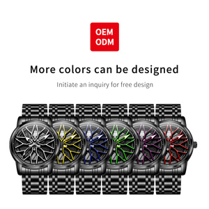 Reloj Deportivo de Cuarzo Luminoso a Prueba de Agua con Bisel Giratorio de Acero Inoxidable, Estilos Más Vendidos Personalizados OEM ODM 3701 para Hombre - Product Image 5