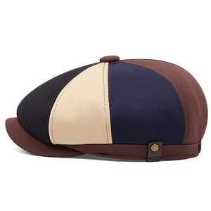 Hombres Mujeres 8 Panel Newsboy Gorra plana Transpirable Verano Retro Irlandés Cabbie Conducción Casual Golf Senderismo Gorra. - Product Image 5