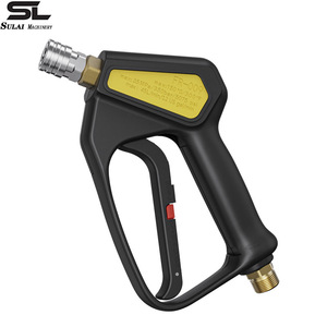 Pistolet à eau haute pression 350 bar 5075 psi, jet réglable, lavage de voiture, corps en plastique, buse en acier inoxydable - Product Image 5