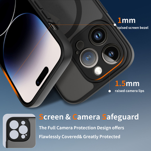 Custodia per telefono cellulare Tpu Pc <span class=keywords><strong>con</strong></span> lenti satinate opache <span class=keywords><strong>con</strong></span> foro sottile per <span class=keywords><strong>Cover</strong></span> <span class=keywords><strong>Iphone</strong></span> <span class=keywords><strong>11</strong></span> 12 13 14 Pro custodia magnetica per telefono - Product Image 2