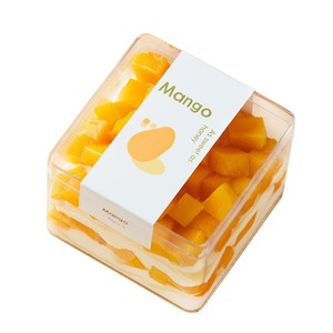 Ép nhựa đúc hộp vuông tráng miệng Tiramisu Bánh Snack kẹo Cookie bao bì hộp rõ ràng cửa sổ nhà máy chi phí cắt mảnh - Product Image 3