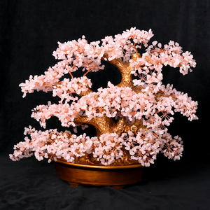 Hot Sale High Quality Stones and Crystals Craft <b>Hand</b> Made Crystal Money Tree Crystal Decoration - Product Image 5