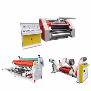 ZHENHUA DW High Speed Fingerless Type Single Facer For Big Carton Making Machinery Manufacture