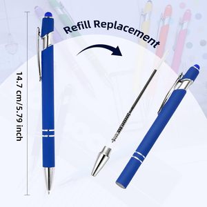 Custom Logo 2 in 1 Touch Screen Luxury Ballpoint <b>Pen</b> with Stylus Tip Eco-Friendly Metal Promotional <b>Gift</b> Low Price Ballpoint <b>Pen</b> - Product Image 5