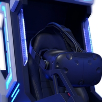 Simulateur de mouvement VR 9D, machine de jeu de vol à rotation 360 degrés, équipement d'arcade intérieur pour centre commercial, parc d'aventure