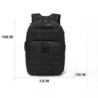 Sac à dos tactique camouflage Oxford 900D 20-36L avec fermeture éclair, imperméable, pour la randonnée, le camping, la chasse
