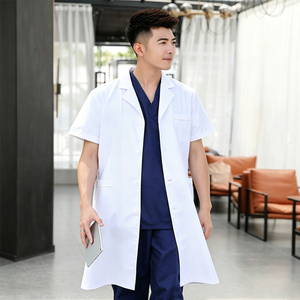 Camice Medico Estetico di Alta Gamma per Uomo e Donna, Manica Lunga e Corta, Abbigliamento da Lavoro Leggero Estivo per Dentisti/Dottori - Product Image 2
