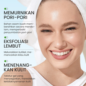 KORMESIC Gel Limpiador Facial Orgánico Certificado por Bpom, 80g, con Niacinamida, Hidratante, Suavizante, para Piel Normal - Product Image 3