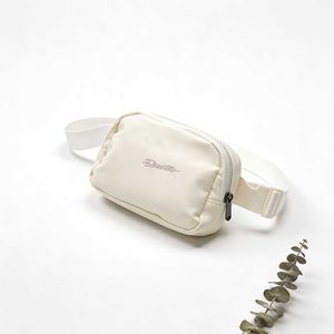 Borsa a Tracolla Personalizzata Elegante con Logo Alfabetico Stilizzato Duetto - Rosa Chiaro/Lavanda - Product Image 5