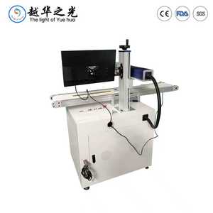 เครื่องยิงเลเซอร์ไฟเบอร์อัตโนมัติ YUEHUA พร้อมสายพานลำเลียง ระบบจดจำตำแหน่ง CCD อัจฉริยะ ความเร็วสูง รองรับการผลิตแบบ CNC จำนวนมาก - Product Image 3