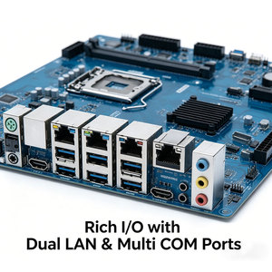 Placa Base Industrial H110 ATX, 6.ª/7.ª Generación Core I7/i5/i3, LAN Dual, 8 COM, Temperatura Amplia de 0-60°C, Vida Útil de 7 Años, Compatible con la 6.ª/7.ª Generación I - Product Image 3