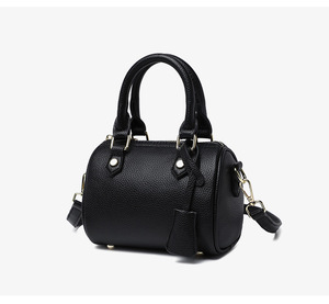 Borsa Boston da <span class=keywords><strong>Donna</strong></span> di Design con Blocchi di Colore, Chiusura a Cerniera, Materiale PU Resistente - Versatile Borsa a Spalla/Tracolla Casual - Product Image 3