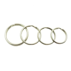 Porte-clés rond en métal EWANG, anneaux séparables pour clés de maison et de voiture - Product Image 2