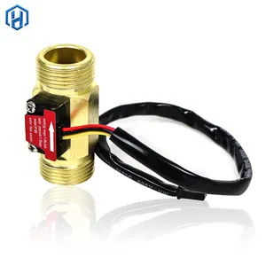 High quality water flow meter sensor flow switch meter stainless steel or brass G1/2 G3/4 inch turbine for water