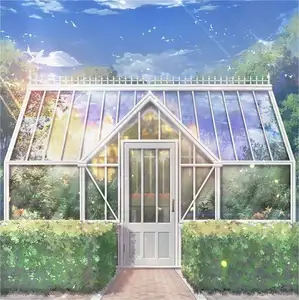Petite chambre vitrée 4 saisons au design français, jardin d'hiver, véranda en aluminium avec porte pliante pour jardin extérieur