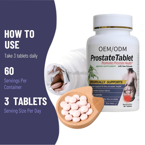 Label pribadi kustom tablet prostat dewasa suplemen diet dengan gergaji Palmetto mendukung kesehatan prostat pria 60 tablet - Product Image 6