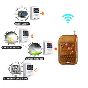 1チャンネルRFワイヤレスリモコンスイッチカウントダウンタイマーリレーモジュールマニュアル/モーターポンプ用リモコン金属製 - Product Image 6