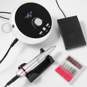 Machine à ongles électrique USB portable 45000 tr/min, légère, 6 têtes de polissage pour ongles en gel et acrylique, manucure et pédicure - Product Image 2