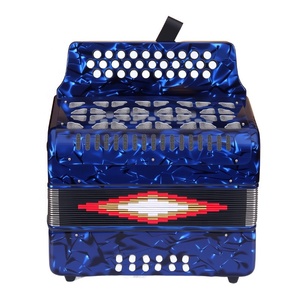 Acordeón Diatónico Profesional Portátil de Madera <span class=keywords><strong>KONGSHENG</strong></span> KS-NK3112AC de 31 Botones y 12 Bajos con Estuche de Aleación de Aluminio para Estudiantes - Product Image 1