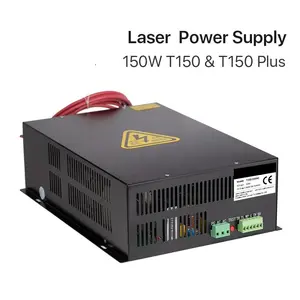 CO2 lazer tüpleri için iyi lazer güç kaynağı, 10V/220V gravür kesici T60/T100/T150 için lazer gravür güç kaynağı