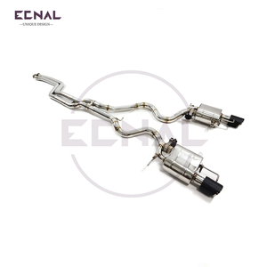 Ecnal Pour 2007-2010 BMW E90 <span class=keywords><strong>335i</strong></span> N54 3.0T Sport silencieux soupape d'échappement SS304 soupape d'échappement - Product Image 5