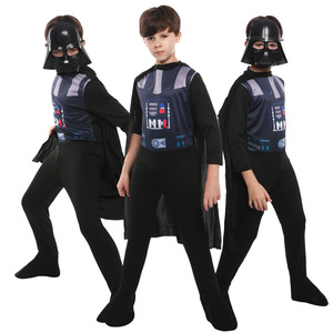 Costume de chevalier Jedi Star Wars pour enfants, ensemble avec cape, haut, pantalon, gilet, tenue de Cosplay Anakin - Product Image 3