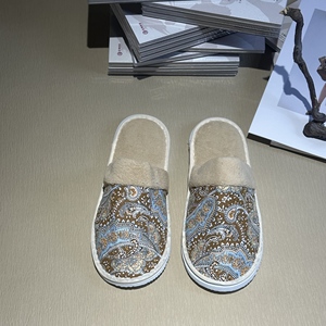 Chaussons d'hôtel jetables écologiques en tissu non tissé, bon marché, en gros, pour voyages, hôpitaux, usage portable, ensemble de chaussons pour invités - Product Image 3