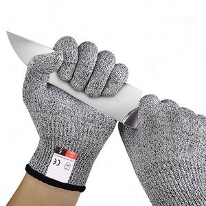 Men and Women's Cut-Resistant PE Kitchen <b>Gloves</b> Anti-Slip Garden Protective Gear for Working - Product Image 5