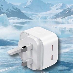 45W Dual <b>USB</b>-<b>C</b> Port PD Fast Charger Wall Charging <b>Adapter</b> for EU US UK <b>Plug</b> Universal Power <b>Adapter</b> - Product Image 4