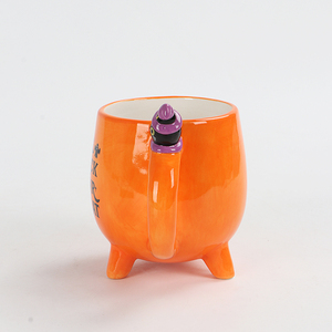 Tasse à chaudron Halloween Witches Brew, chat noir effrayant - Product Image 2