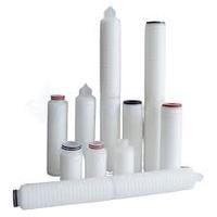 Cartouche filtrante plissée en polypropylène durable de 10 pouces, noyau de filtre pour réservoir sous pression, fonctionnement haute pression, 0,1-100 microns, 3 mois, 65 mm