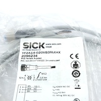 Nouveaux connecteurs et câbles originaux Câble de capteur YF2A14-020VB3XLEAX SICK