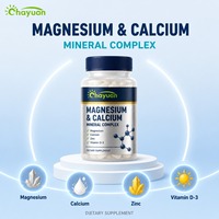 Fabricant chinois OEM, étiquette privée, comprimés de calcium, magnésium et zinc, compléments alimentaires avec vitamine D3 pour des os solides