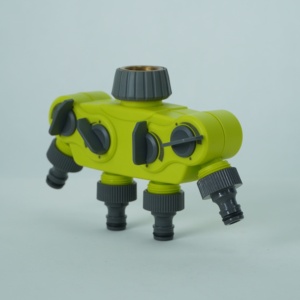 Valve manuelle de tuyau d'<span class=keywords><strong>arrosage</strong></span> en plastique à <span class=keywords><strong>4</strong></span> <span class=keywords><strong>voies</strong></span> pour les raccords d'<span class=keywords><strong>arrosage</strong></span> et de goutteur pour l'<span class=keywords><strong>arrosage</strong></span> et l'irrigation - Product Image 3