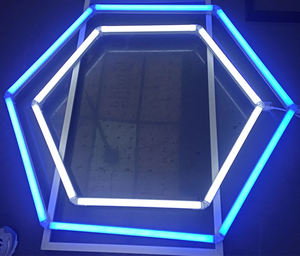 2023 nouveauté Rgb hexagone lumière haute qualité Rgb Led Tube lumière haut de gamme Vr salle de jeu rgb éclairage - Product Image 5