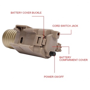Portable M6 <b>Flashlight</b> RED Laser Sight M6 <b>LED</b> Light Combo Mount Ultra Bright for Outdoor Activities - Product Image 4