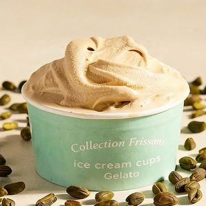 Mini-coupelles jetables de 2, 3, 4, 5 oz pour fêtes, crème glacée, yaourt, mousse, dessert, avec couvercle et cuillère - Product Image 5