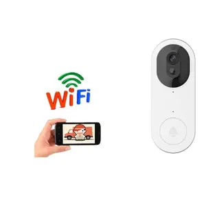 38 Muziek Hot Selling Draadloze Intercom Deur Bell Night Vision Wifi Video Deurbel Camera Met Indoor Gong Met Closeli App