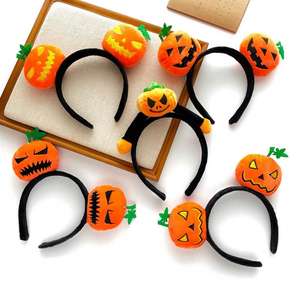 Diadema de calabaza linda para disfraz de Halloween, accesorio de moda para mujeres y niñas, ideal para cosplay. - Product Image 3