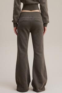 <span class=keywords><strong>Pantaloni</strong></span> Invernali LuxeRoll a Gamba Larga, Slim <span class=keywords><strong>Fit</strong></span>, Casual per <span class=keywords><strong>Donna</strong></span>, 400G Cotone Lavato, Vita Elastica - Product Image 6