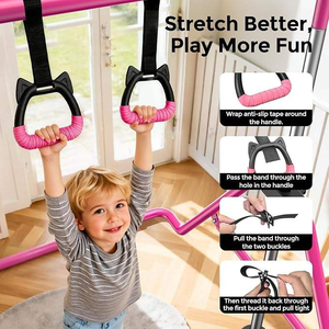 Barra Horizontal de Altura Ajustable para Niños, Mini Barra de Gimnasia para Entrenamiento Infantil en Casa, Barra de Kip para Ejercicios de Fitness - Product Image 5