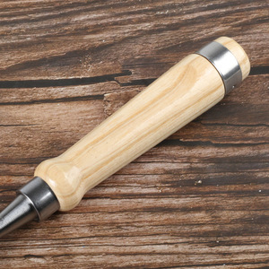 Ensemble d'outils de menuiserie à ciseaux plats, 6 pièces, manche en bois de frêne, outils de menuiserie en acier au chrome vanadium, dans une boîte en bois - Product Image 5
